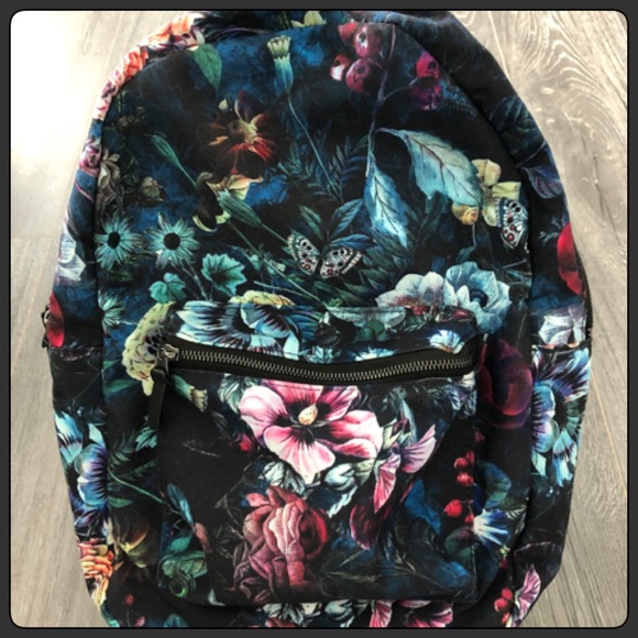 Custom Floral Backpack main image 4